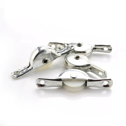 Set Of Four Heavy Duty Nylon Sliding Door Rollers And Cabinet Pulleys Delivering A Smooth As Silk Glide For Wardrobe Furniture With Rock Solid Caster Wheels Making Any Quick Upgrade A Total Breeze