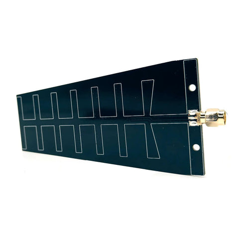 12dBi 2.4GHz High-Gain WiFi Directional Yagi Antenna, black with SMA female connector, for long-range signal transmission