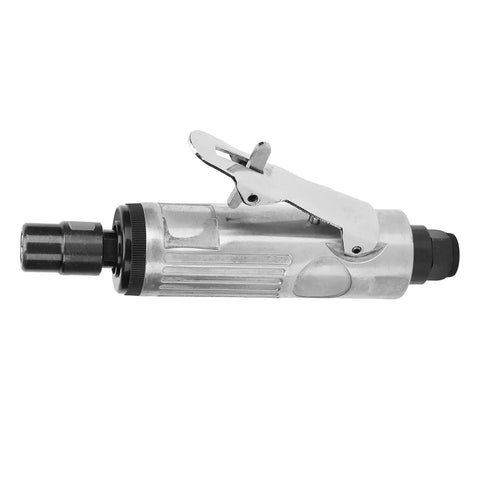 Heavy Duty Air Die Grinder 1/4 Inch Pneumatic Grinding Tool With Speed Regulator 22000 Rpm Zinc Alloy Frame side view with trigger.