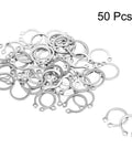 50 pack of 16mm External Circlips C Clip Retaining Ring For Shafts 304 Stainless Steel spread on a surface