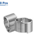 10 Pack M18x1.5 Wire Thread Inserts 1D 18mm Effective Length 304 Stainless Steel Helical Coiled Type Thread Repair Kit