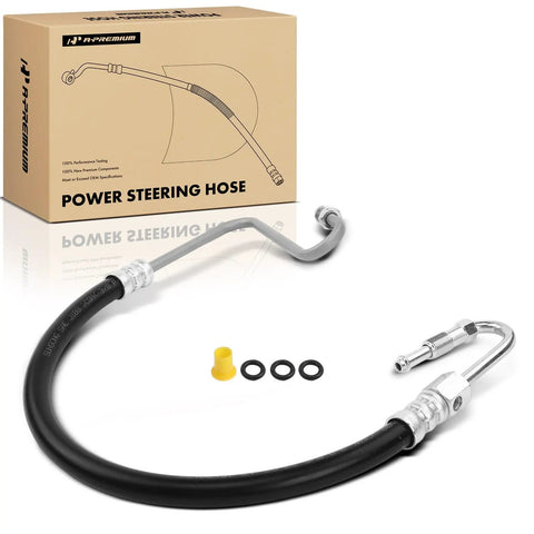 Power Steering Pressure Hose Line Assembly For Jeep Wrangler 1991 1992 1993 1994 1995 2.5L L4 Engine Pump To Rack Fits No Leaks