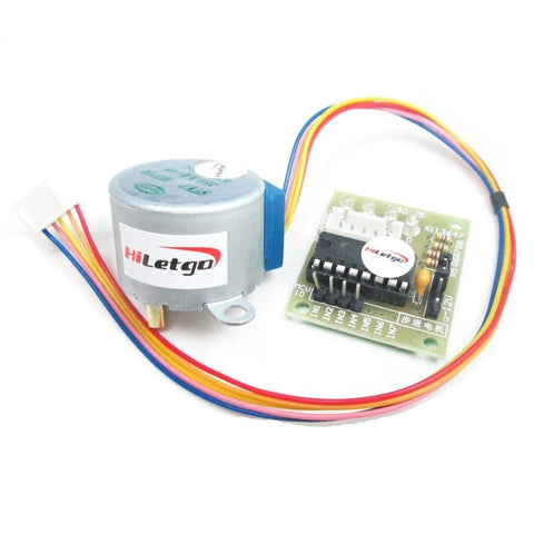 HiLetgo 28BYJ-48 4-phase stepper motor with ULN2003 driver board and color wire harness