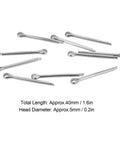 Stainless Steel Cotter Pins For Bike Brake Pads 10 Piece Set Heavy Duty Hairpin Clips And Retaining Pins For Disc Brake Systems And Hitch Pin Locks