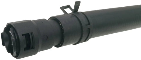 Close-up of HVAC Heater Hose Assembly for Ford and Lincoln Direct Replacement Durable Temperature Resistant Hose Prevents Cracking And Leaks Fits Select Years And Models Easy Install Cost Effective