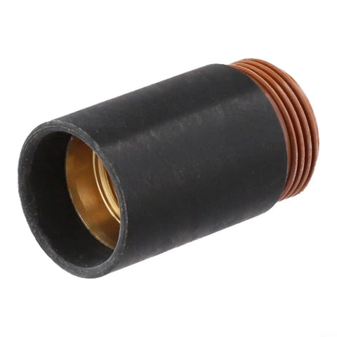 Built to Last Plasma Retaining Cap 220854 for MAX105 Torch Replacement Part with Durable Bakelite Polymer Brass Blend for a Stable Fit and Clean Pro Shop Grade Cut Quality, black threaded cap