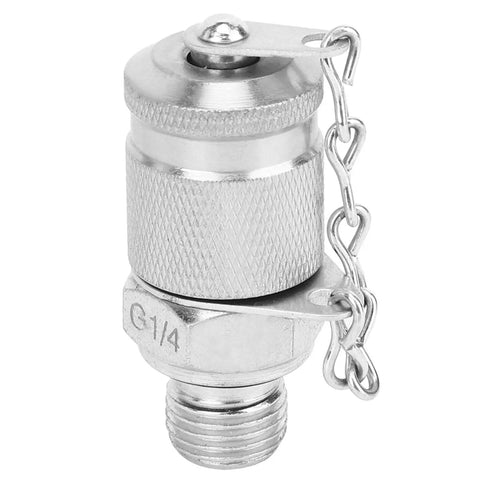 Front view of Workhorse Hydraulic Test Adapter Hose Fitting G1/4 M16x2 in galvanized steel for high pressure systems