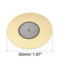 Ten Piezo Discs 50mm Acoustic Pickup Transducers Ceramic Trigger Buzzer For Drum And Guitar shown with 50mm diameter