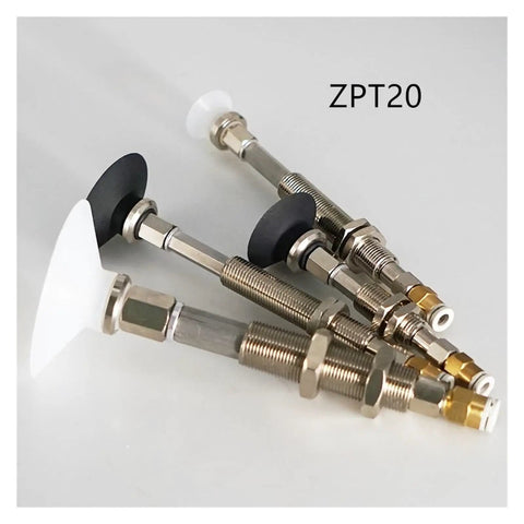 Industrial Vacuum Suction Nozzle For Zpt20cnk And Zpt20csk Manipulator With Nbr Silicone Pad, multiple angles and fittings.