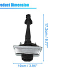 Chevrolet Silverado Front Door Hinges With Multi Level Limiter And Soft Close Dampening Check Strap Stop measurement