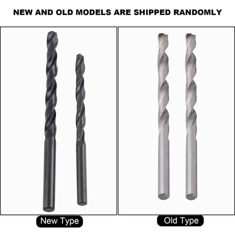 RC Plane Propeller Drill Jig For Precise Propeller Alignment, showing new and old models of drill bits for engines