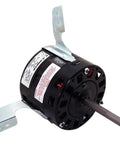 Drop-In Direct Replacement Electric Motor 1/5 HP 1050 RPM 115V, 42 Frame, CCWLE Rotation, shown with shaft and mounting brackets