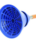 Total Game Changer Portable Manual Clothes Agitator And Handheld Laundry Scrubber, blue paddle with aluminum handle.