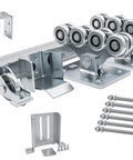 Cantilever Sliding Gate Kit With Medium Support Roller 36 Ft Pad Mount For DIY Friendly Install Includes Top Bracket Guide Roller