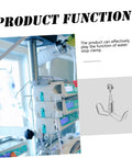 Flow Control Tubing Clamps Pack Of 10, Spring Water Stop Clips for lab setups; product function and equipment showcase