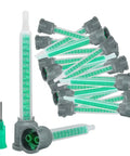 20 Pack Pro Grade Epoxy Resin Mixing Nozzle Tips For 50ml Applicator Gun 1 To 1 Ratio Spiral Dynamic Mixing Nozzles