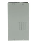 Front view of Single Unit 70A Main Lug Indoor Load Center 2 Space 4 Circuit Surface Mount Panel with Tin-Plated Copper Bus