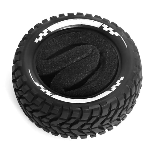 4 Piece RC Drift Tires Upgrade For One Tenth Scale RC Cars, Slick On Road Tread With Reinforced Sidewalls For Controlled High Angle Drifts