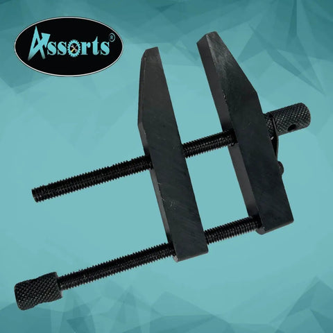 3 Inch Toolmaker's Parallel Clamp With Premium Tool Steel Construction For Durable Machining, Milling, Grinding And Inspection, 75 Mm Capacity, Precise Parallelism For Small Workpieces, black finish