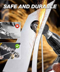 Heavy Duty Electric Drill Shear Conversion Kit That Clamps Straight In To Rip Steel Aluminum Copper And Drywall Like Butter Fast Twist Lock Chuck Mount cutting through sheet metal with sparks.