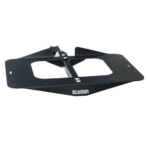 Front view of Modular Cargo Carrier Hitch Mount Deck Build Your Own System Or Add On Kits For Bikes Skis Coolers Recovery Boards Packout