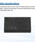High Purity Graphite Block 25x15x5mm Plate Pack Of 5 For Melting Casting And Electrolysis, shown in close-up view