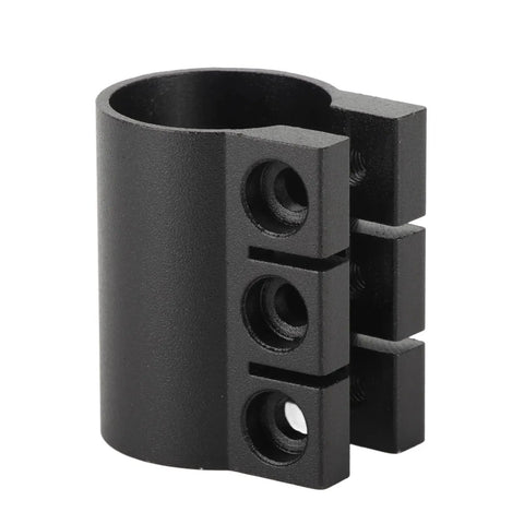 Side view of Electric Scooter Folding Clamp 10 Inch Aluminum Alloy Vertical Rod Built Tough Rugged Lock Heavy Duty Security Accessory