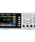Front view of Pro Grade High Accuracy Digital Multimeter With 55000 Count Range USB And RS232 Interface Desktop Lab Meter screen
