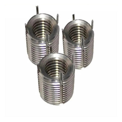 Heavy Duty Stainless Steel Keylock Thread Inserts, M2 Through M12 Thin Wall Metric Pack, Hella Tough For Those No Sweat Thread Repair Gigs On Cars Or Workshop Gear And Tools
