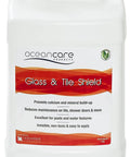 OceanCare Glass And Tile Shield Gallon Protectant container for pool tiles, grout, rock water features, calcium prevention