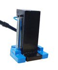 Tough As Nails Hydraulic Toe Jack With Heavy Steel Build Delivers Hella Serious Lifting Power, close-up of welded body and adjustable handle.