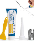 Drywall Patch Repair Kit With Scraper And Nozzle Extender, 5.3oz Paste Filler for holes, cracks, nail holes, dents, wall damage