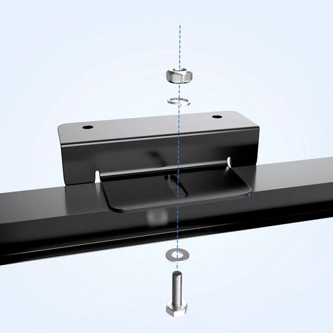 Z Shaped Solar Panel Mounting Brackets Set For RVs Trailers Boats And Yachts Lightweight Aluminum Corrosion Free Mounts detail view
