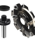 Spoilboard Surfacing Router Bit With One Half Inch Shank And Four Inch Cutting Diameter For CNC Engraving And Planing One Half Inch