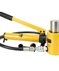 20 Ton Hydraulic Cylinder Jack, Heavy Duty Porta Power Ram With Hand Pump, compact design for automotive and construction tasks.