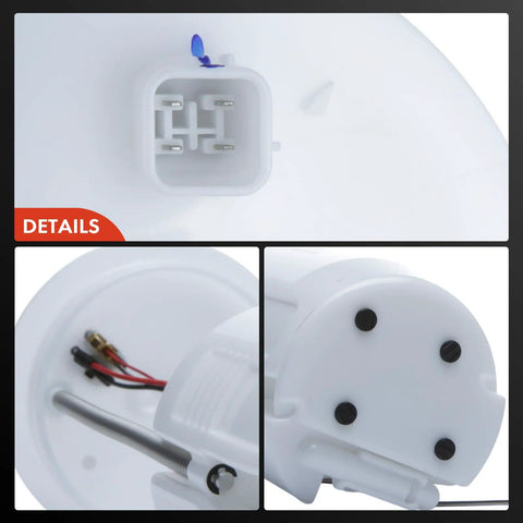 Electric Fuel Pump Module Assembly Fits Acura RDX 2013 2018 V6 3.5L showing connector and details for installation.