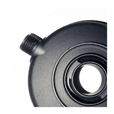 Detailed view of Replacement Centrifugal Sprinkler Lower Cover For Agras T40 T20P Agricultural Drones, black and durable design.