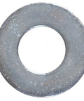Half Inch Galvanized Flat Washers 50 Count For Bolts Nuts And Screws, USS Style, showing corrosion resistant steel washer