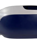 Straight Fire Slick Plug And Play Color Id Card Printer With Double Sided Dye Sublimation Printing, grey and blue finish.