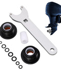 Real Deal Front Mount Hydraulic Steering Cylinder Seal Kit Replacement HS5157 For HC5340 To HC5358 Plus HC5365 Compatible With Shaft Wrench Tool parts
