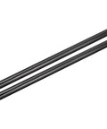 Carbon Fiber Tubes Pack Of 2, 500mm Long By 25mm Outer Diameter With 23mm Inner, 3K Plain Weave Hollow Tubing, Glossy Surface