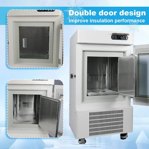 Super Chill Ultra Low Temperature Lab Freezer With Kickass Cryogenic Cooling Keeps Your Delicate Samples Locked And Loaded At -86C. Double door design.
