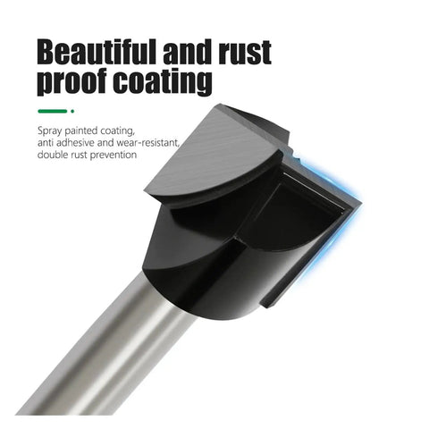 Top Tier 1/2 Inch Carbide Bottom Cleaning Router Bit For CNC Wood Engraving with rust proof coating and wear resistance.