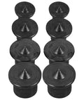 Black tenon center points from 8 Piece Wood Dowel Pins Alignment Tool Set With Solid Wood Tenon Center Points And Drill Hole Locator