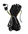 Ultimate 22 Foot 4 Pin 5 Wire Trailer Wiring Harness With Waterproof Connectors And Nylon Sleeve For Boats ATVs Trailers Easy Install Brake Lights Turn Signals, coiled