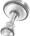 Sanzio Robe Hook Large Antique Nickel Solid Pewter Designer Hardware To Beef Up Your Bath And Hallway 100 Percent Lead Free Heavy Duty
