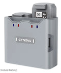 Two Way Battery Charger Hub For DJI Mini 4K And DJI Mini 2 Drones, Charges Two Batteries At Once, shown with one battery inside