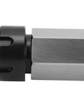 Side view of Hex Collet Chuck For CNC Lathe Tool Holder With Quick Clamp For Fast Setup And High Precision ER25 Size Carbon Steel Workhorse