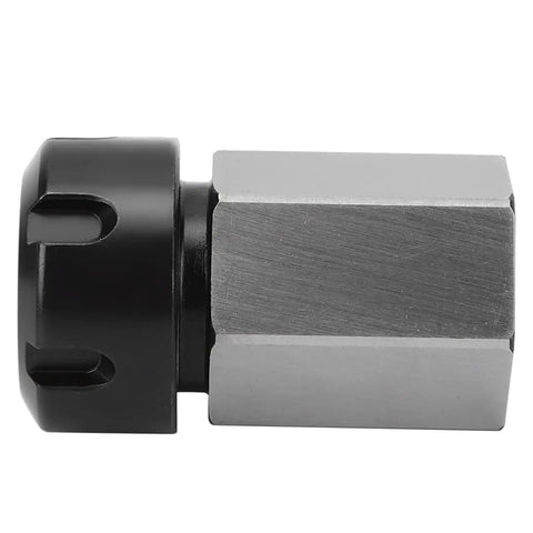 Side view of Hex Collet Chuck For CNC Lathe Tool Holder With Quick Clamp For Fast Setup And High Precision ER25 Size Carbon Steel Workhorse