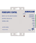 Front view of K80 Power Supply Controller For Door Access Systems Easy Install Plug And Play 100 To 240 Volt AC To 12 Volt DC Output